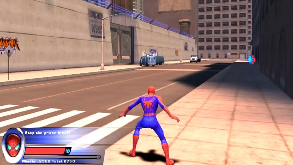 Tận hưởng nền đồ họa 3D trong Spider Man 2: The Game