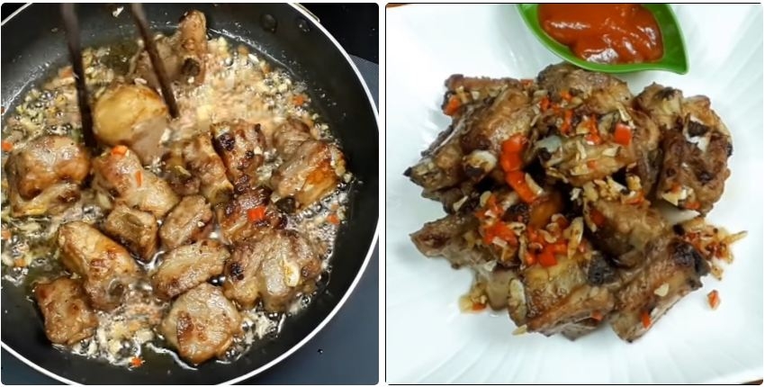 cách ướp sườn chiên 9