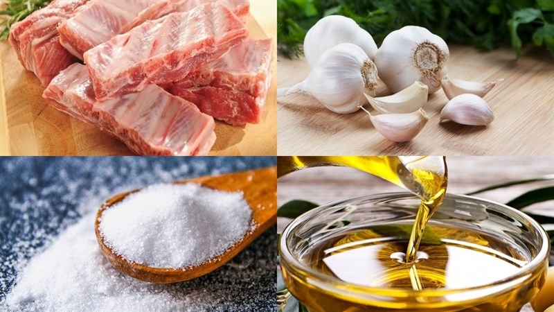 cách ướp sườn chiên