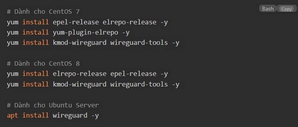 Theo dõi lệnh được ứng dụng