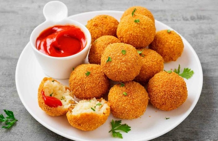 Bánh khoai tây chiên xù thành phẩm