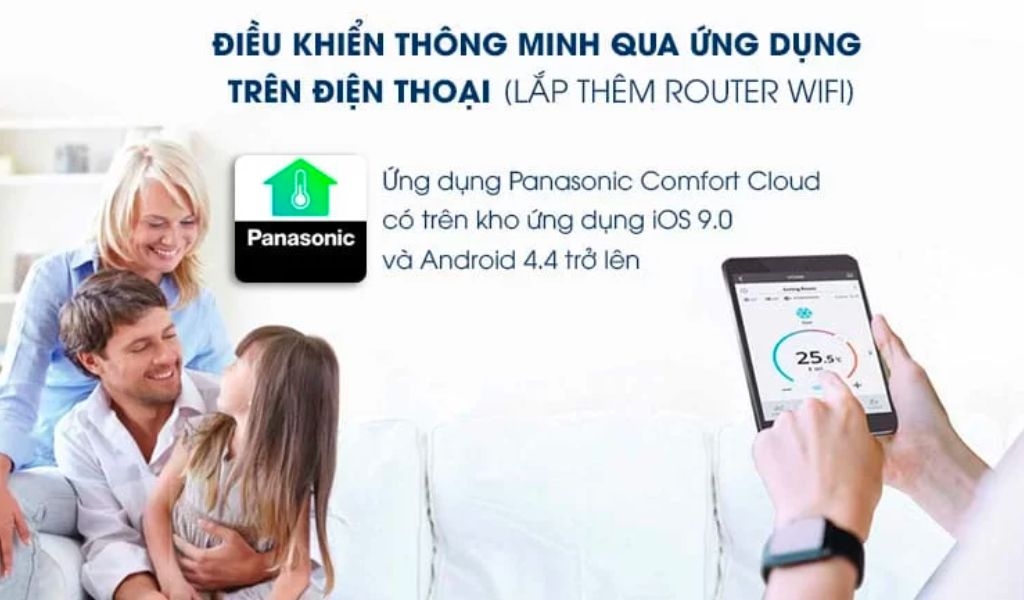 Máy lạnh Panasonic Inverter 1.5 HP CU/CS-XU12UKH-8 có những công nghệ nổi bật gì? 3