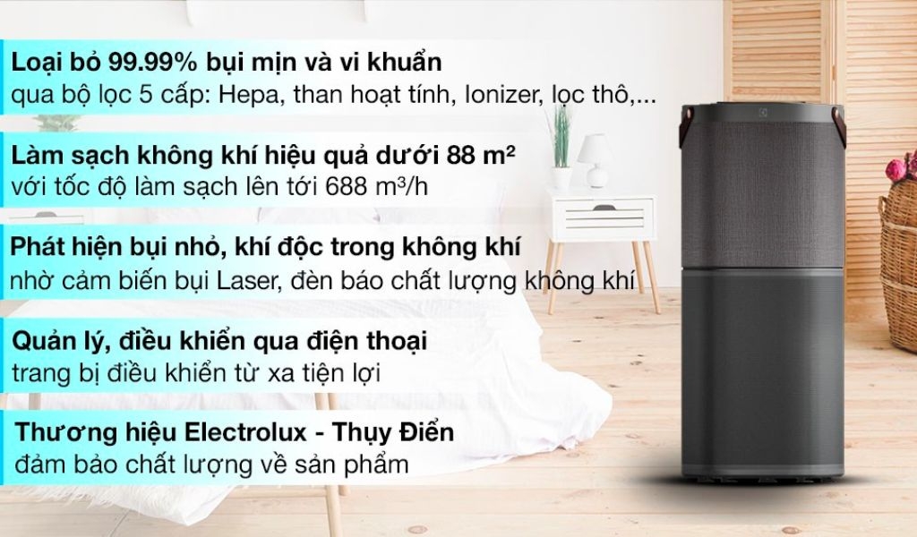 Đánh giá máy lọc không khí Electrolux có tốt không? Có xứng đáng để mua hay không? 5