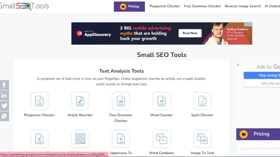 Small Seo Tool