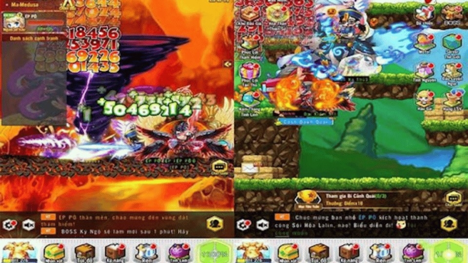 Chuyển chế độ chiến đấu và chọn bản đồ