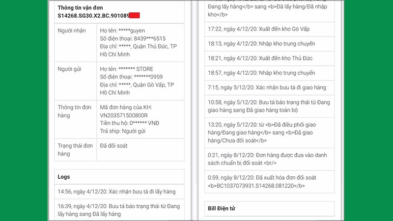 tra cứu giao hàng tiết kiệm - hình 3