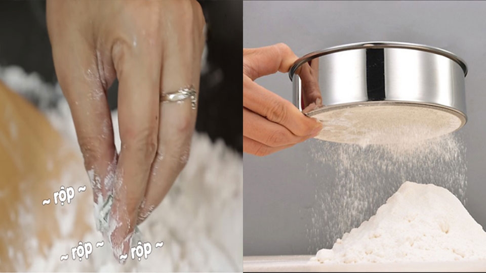 Kiểm tra kỹ độ chín của bột