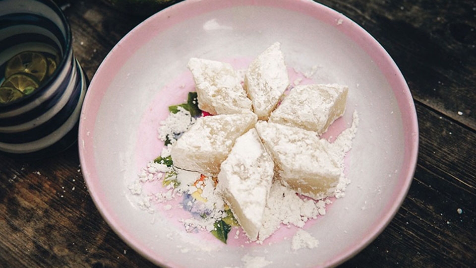 Bánh hồng có hương vị thơm ngon khó quên