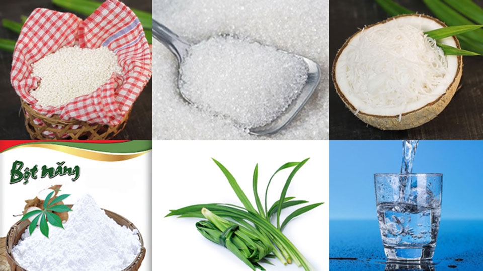 Những nguyên liệu chính làm bánh hồng