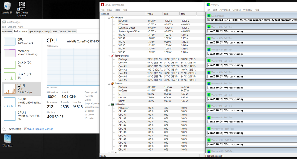 Xác nhận điều kiện hoạt động ổn định