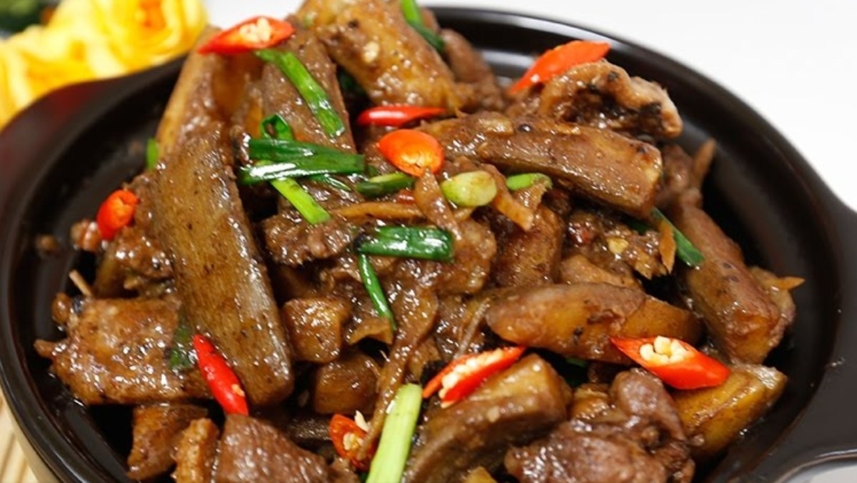 vịt kho 9