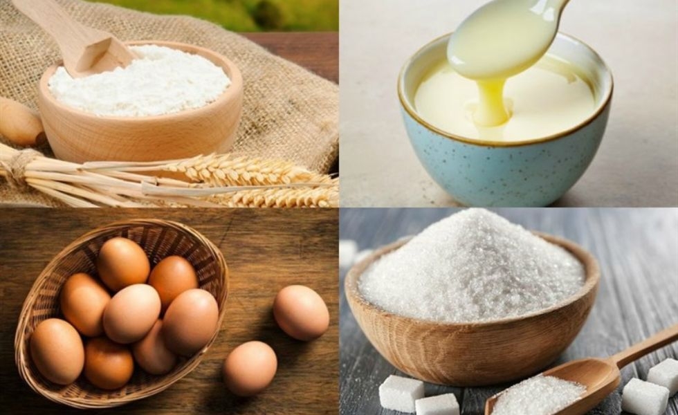 Nguyên liệu làm bánh bột mì chiên