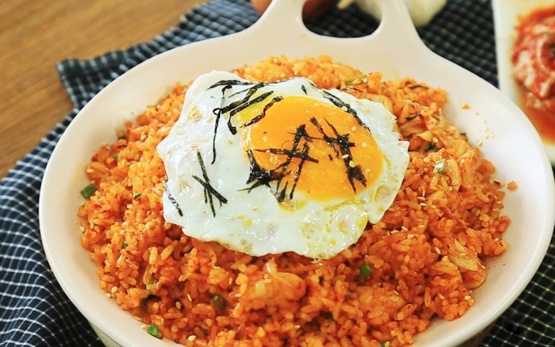 cơm chiên kim chi 5