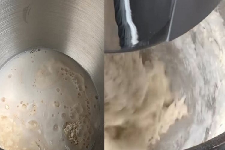 Cách kích men, làm bột và nhào bột bánh mì que