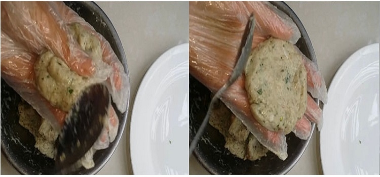 Nặn hình bánh chả cá rô phi