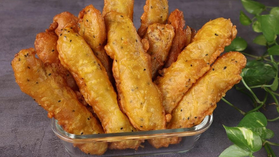 Bánh chuối siêu ngon khi sử dụng bột chiên giòn