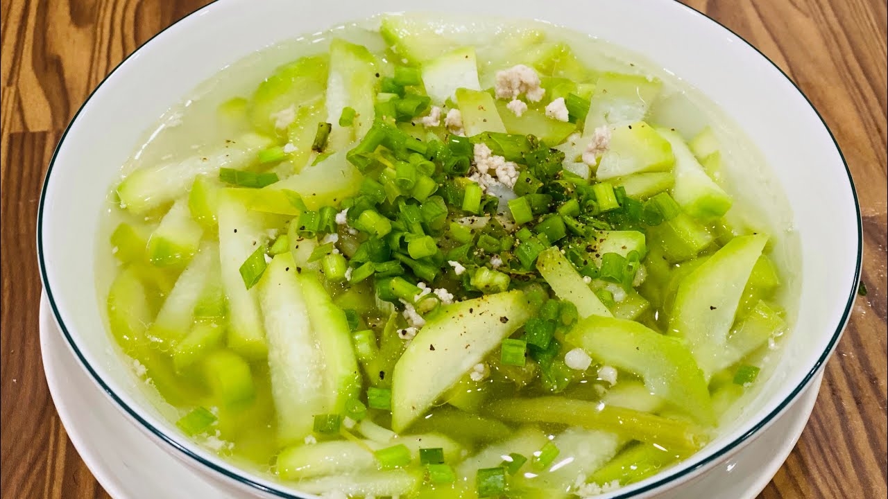 nấu canh bí đao 2