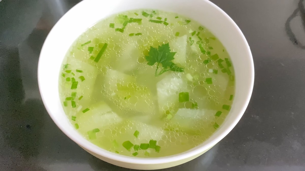 nấu canh bí đao 6