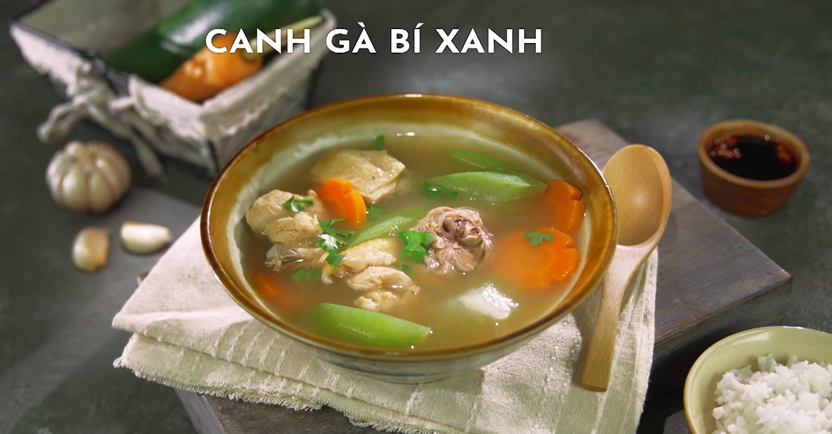 nấu canh bí đao 9
