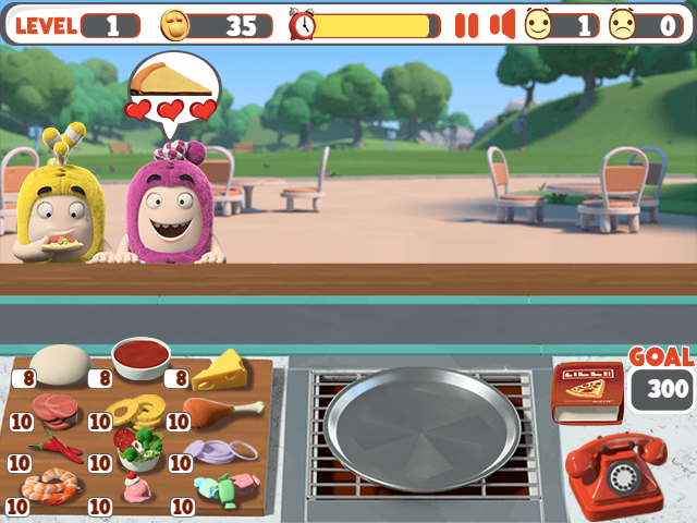 Pizza Cafe Oddbods