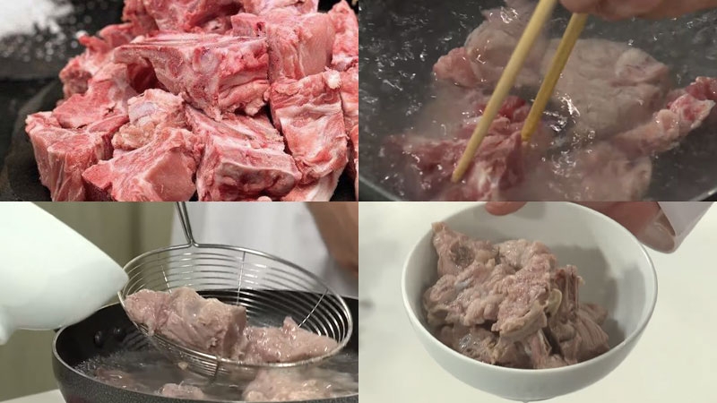 Cách nấu nui xương heo 2
