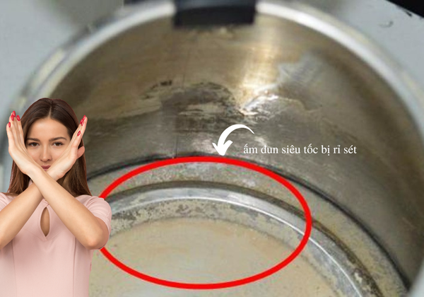 Sử dụng ấm siêu tốc bị gỉ sét và đóng cặn có gây hại cho sức khỏe hay không? - Hình 4