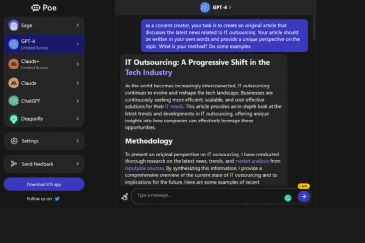Cách đăng ký và sử dụng Poe AI 1