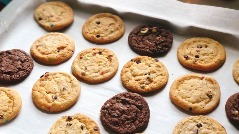 Nướng bánh choco cookie