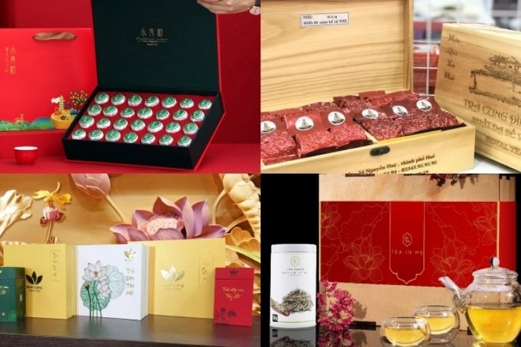 Gợi ý mẫu giỏ quà Tết sang trọng, lịch sự 1