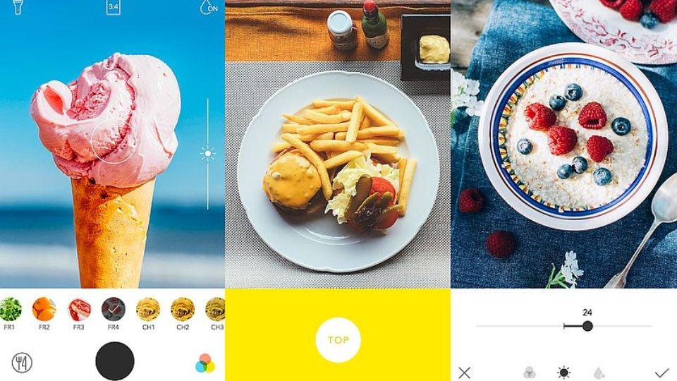 App quay video Foodie