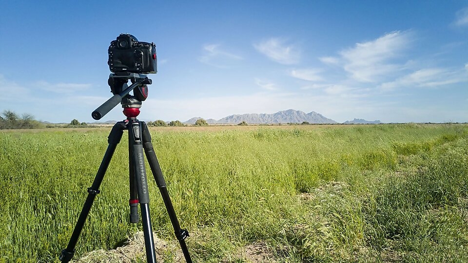 Chiều cao và chiều rộng của tripod