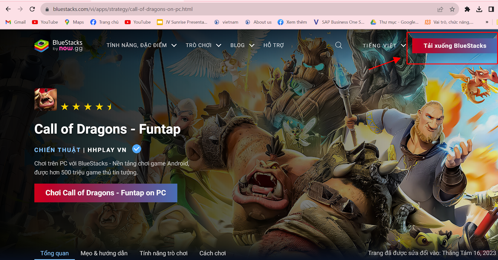 Click chọn Launch để khởi động ứng dụng Bluestacks