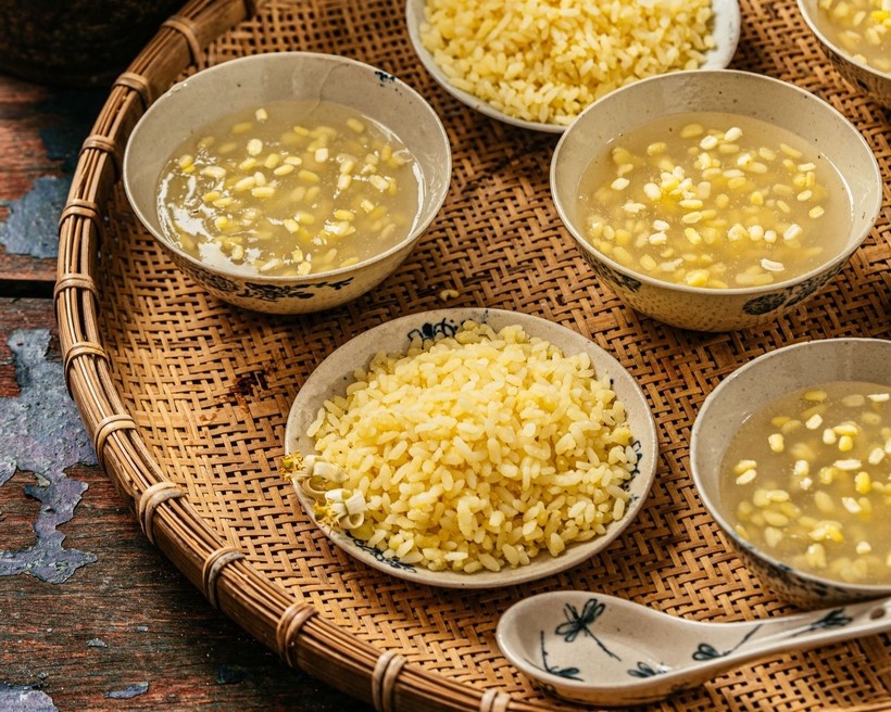 cách nấu chè hoa cau 7