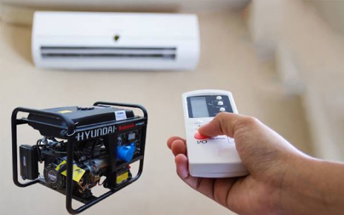 Có nên dùng máy phát điện chạy máy lạnh - hình 1