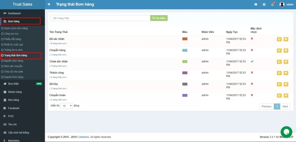 Phần mềm Facebook TrustSales