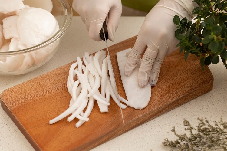 Sơ chế dừa tươi