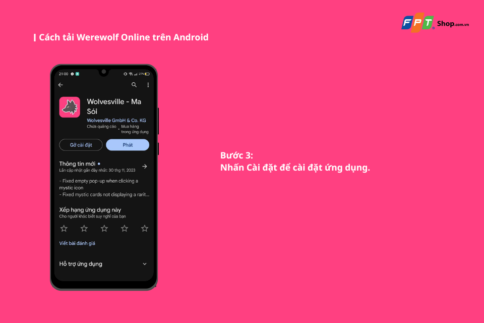 Cách tải Werewolf Online trên Android