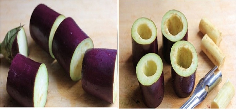 Sơ chế cà tím