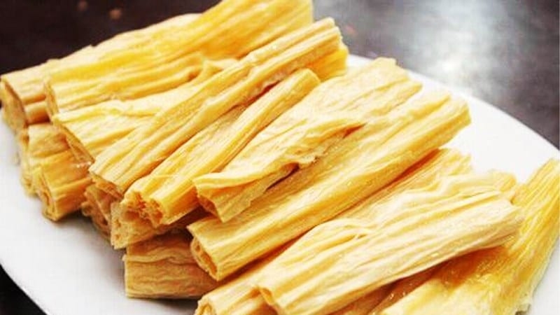 Váng đậu có hàm lượng calo khá thấp