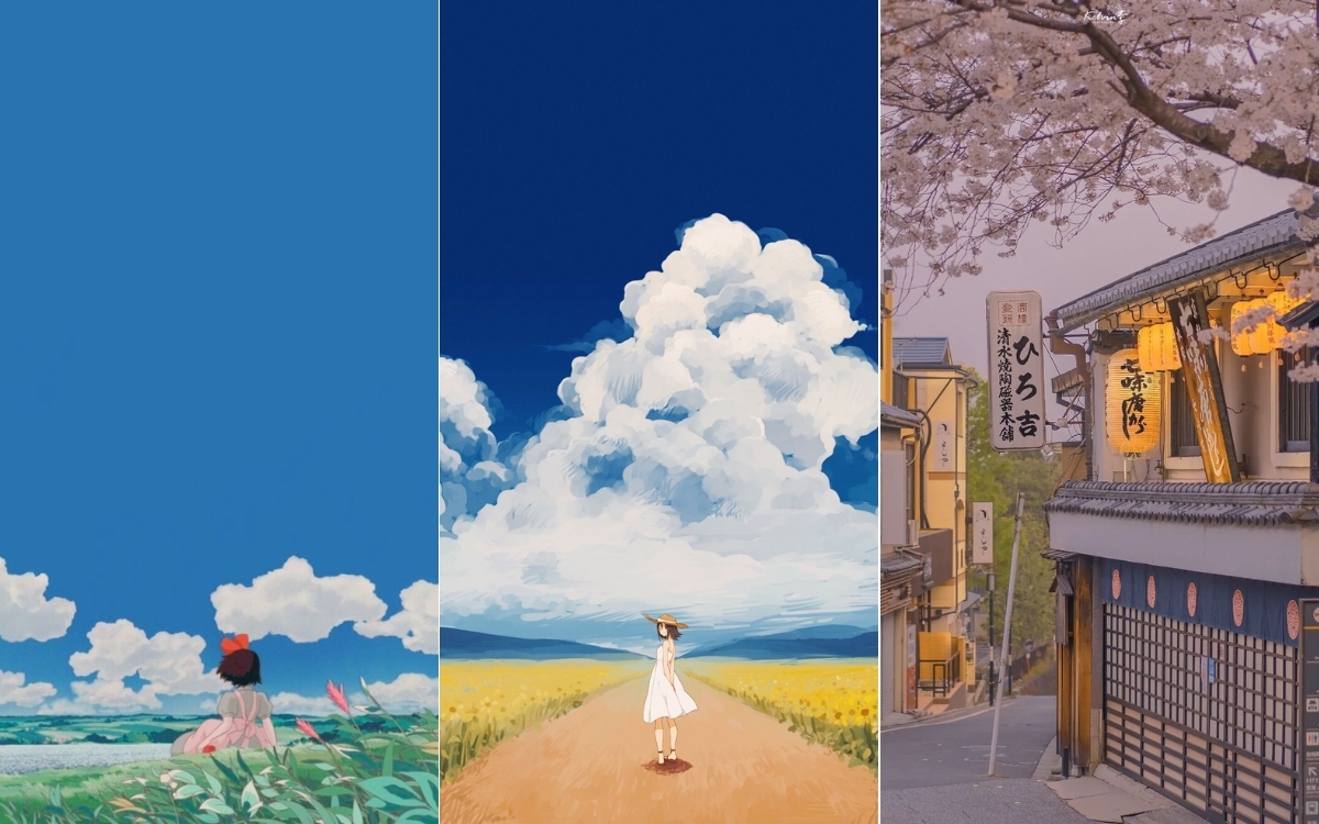 Hình nền điện thoại thiên nhiên anime 1