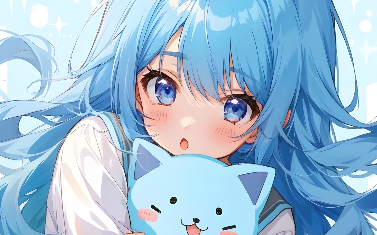 Hình nền cô gái chibi ngây thơ 14