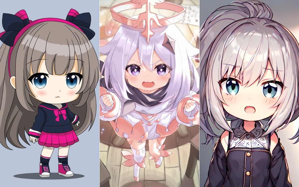 Hình nền cô gái chibi ngây thơ 1
