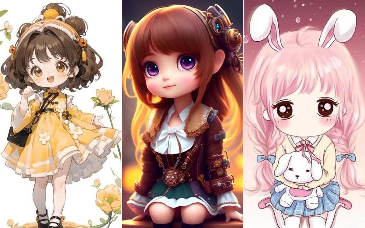 Hình nền cô gái chibi ngây thơ 2