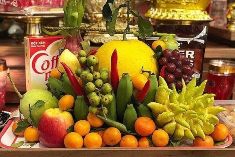 chuẩn bị và trang trí mâm ngũ quả