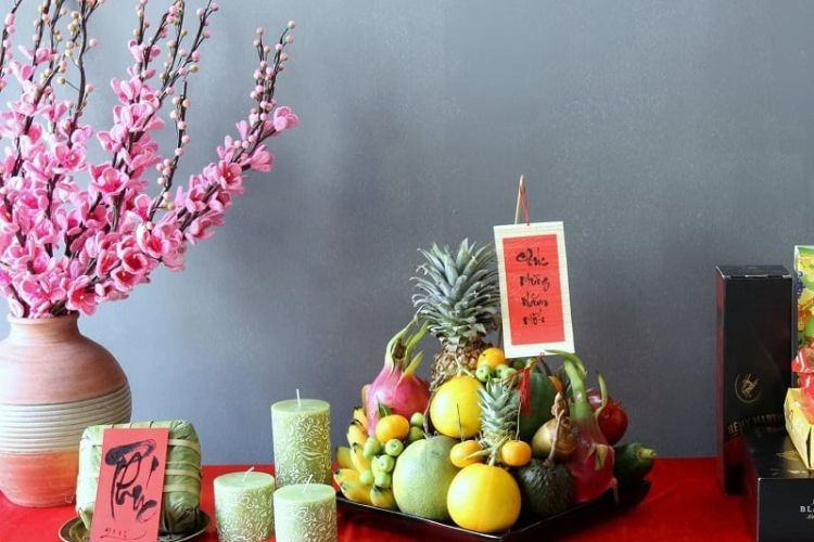 Gợi ý mẫu trang trí mâm ngũ quả ngày Tết 3