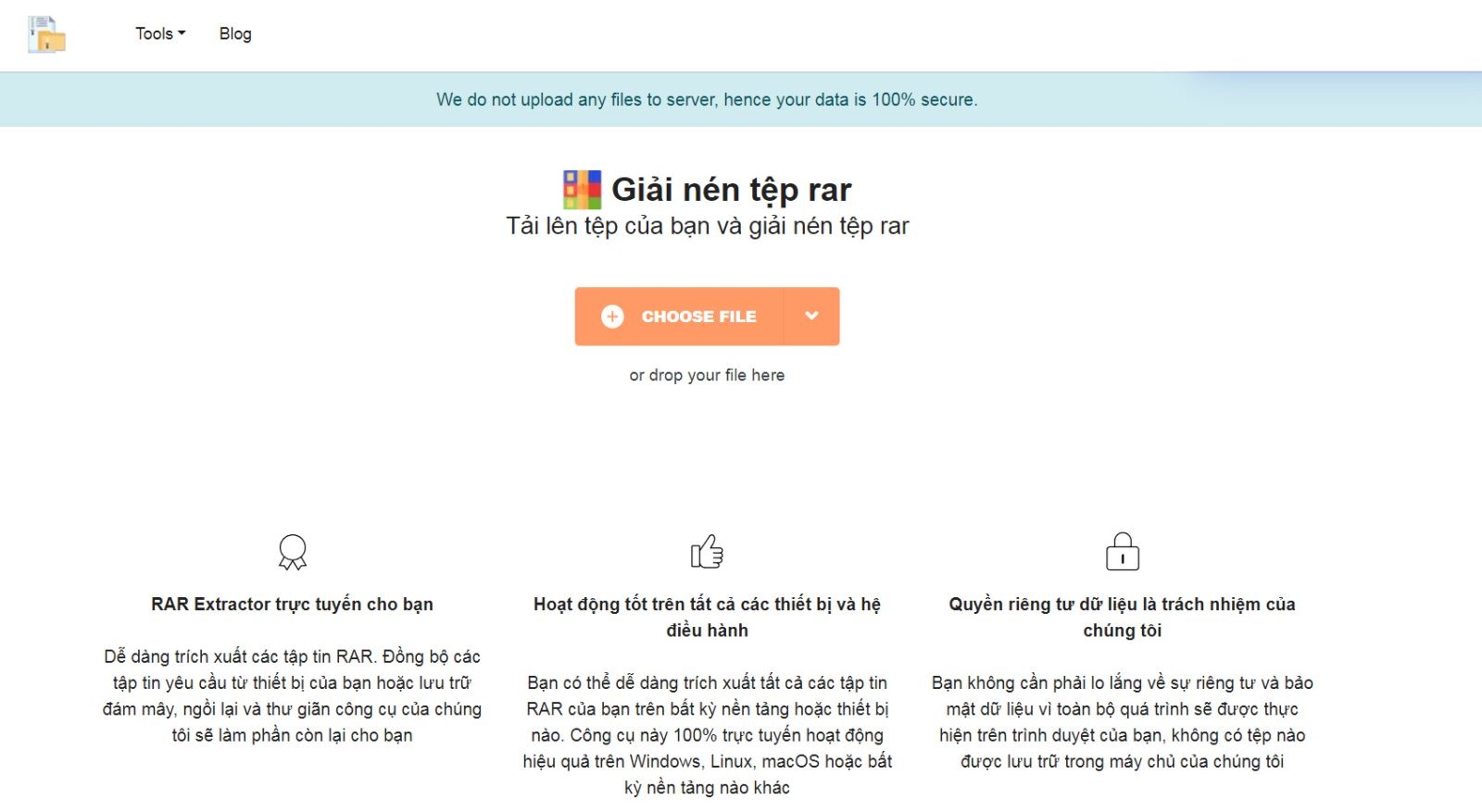 giải nén file rar online 7