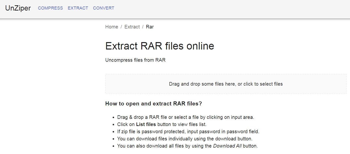 giải nén file rar online 9