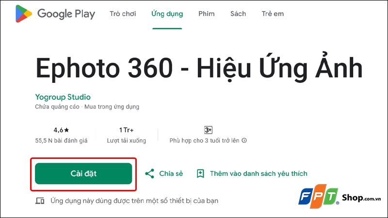 Cách tải Ephoto 360 - hình 6