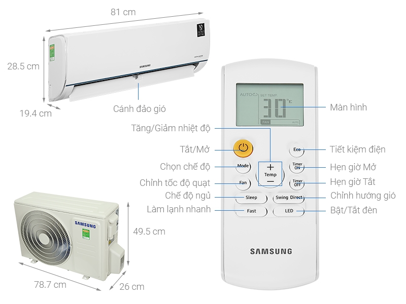 REVIEW máy lạnh Samsung AR09TYHQASINSV mới và chi tiết nhất - hình 5