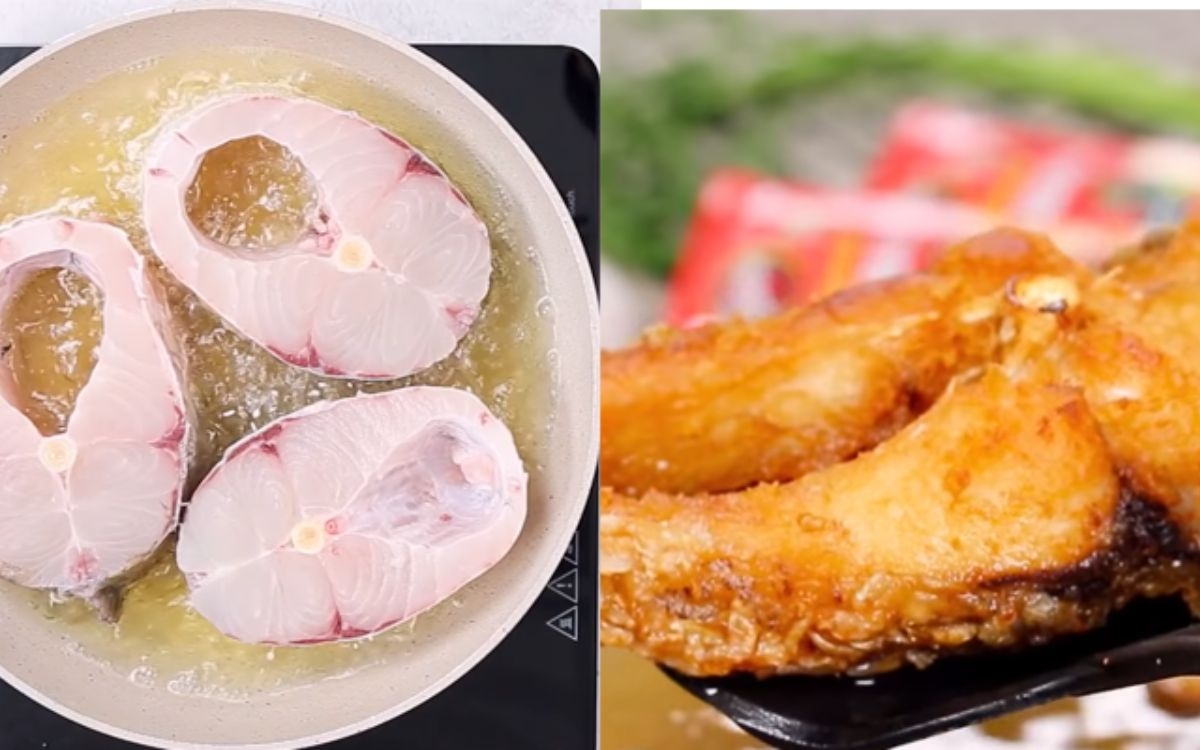 Chiên cá trắm